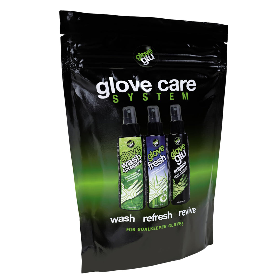 gloveglu Glove Glue Glove Care System Torwarthandschuhe, 120 ml, 3 Stück, 900333, Mehrfarbig, Einhei