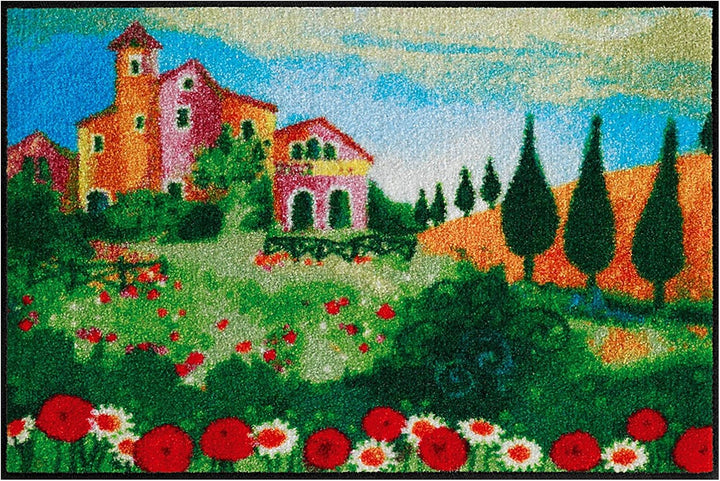 Salonloewe Rosina Wachtmeister Fussmatte Bella Vista 50x75 cm Eingangs-Matte Fussabtreter Katzen bun