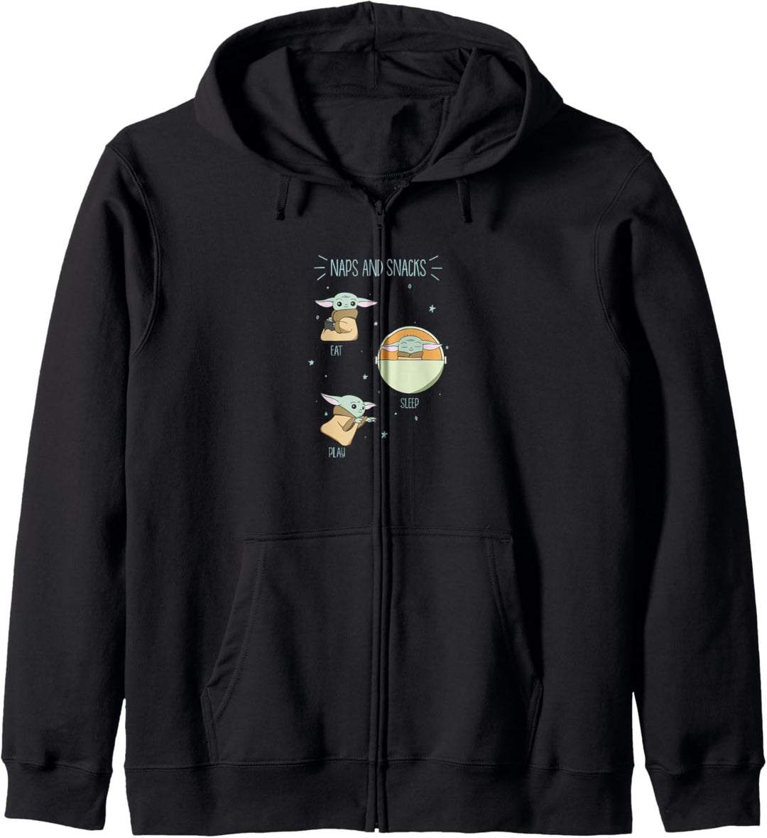 Star Wars The Mandalorian The Child Naps And Snacks Doodles Kapuzenjacke