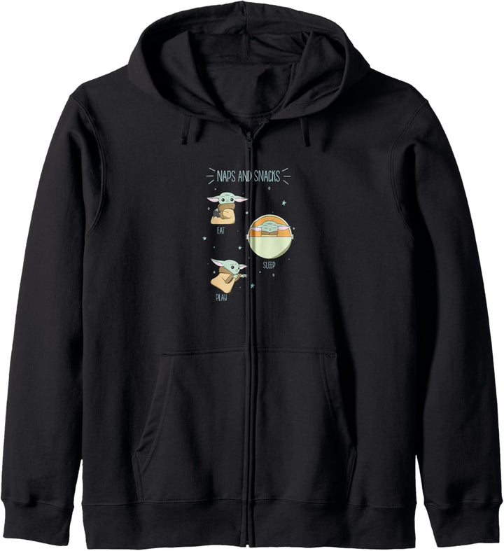 Star Wars The Mandalorian The Child Naps And Snacks Doodles Kapuzenjacke