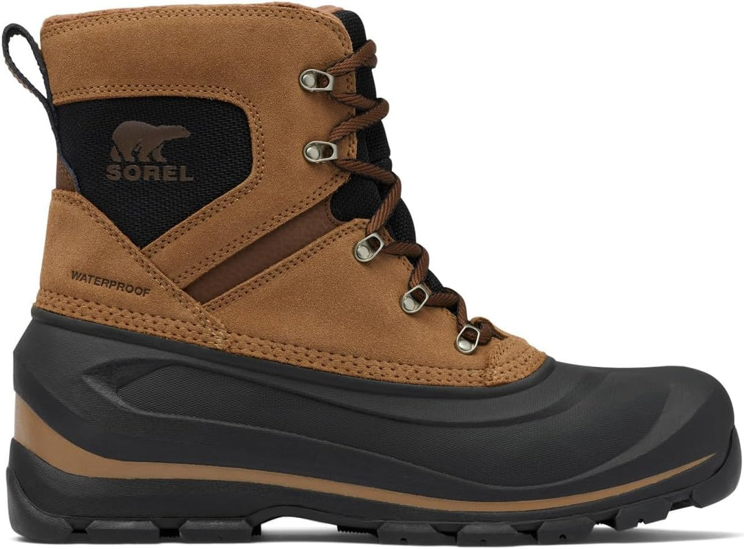 Sorel Buxton Lace Waterproof wasserdichte Winterstiefel für Herren, Braun (Delta x Black), 40 EU 42.