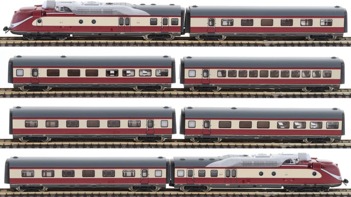 Fleischmann 7770001 N 8er Set Gasturbinentriebzug BR 602 der DB