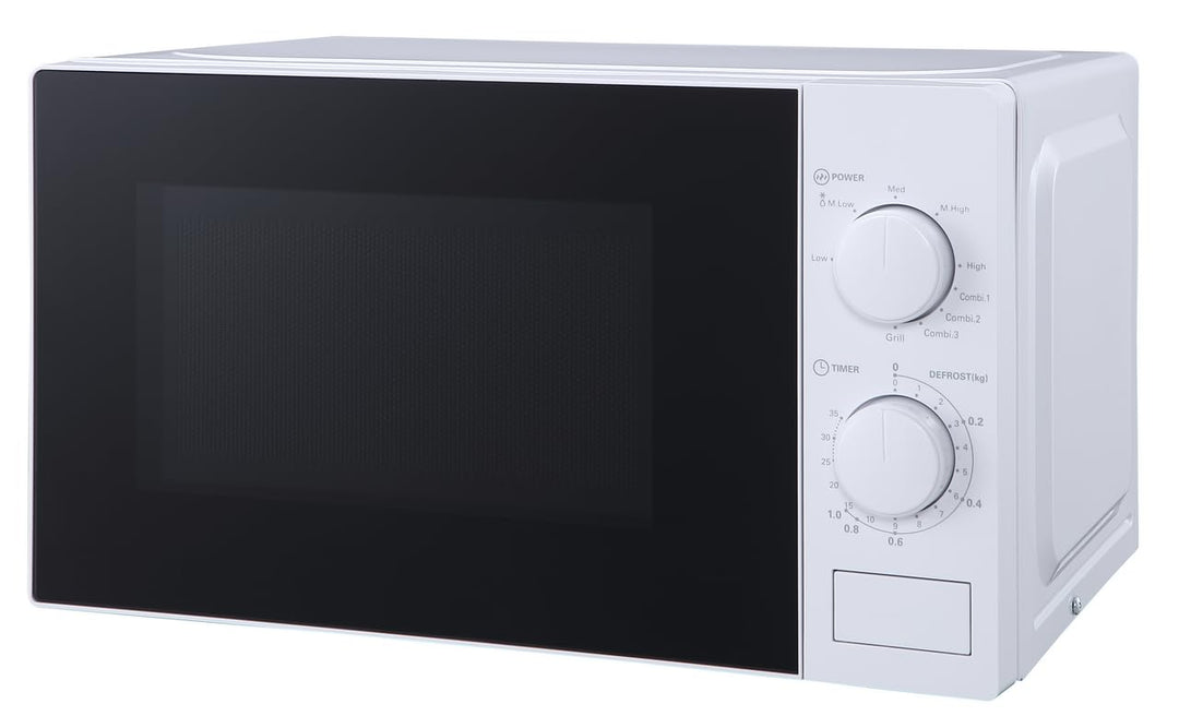 aro Mikrowelle MW10720, Stahl-SPCC, 43.9 x 33.4 x 25.8 cm, 20 L, 700 W, 5 Programme, Timerfunktion,