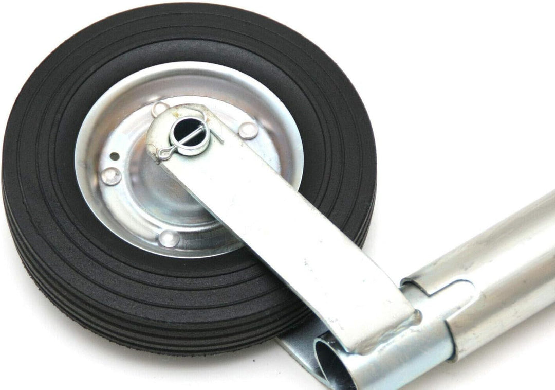 trailer parts4u Stützrad Bugrad mit Drucklager 150 kg 48mm - 48er Aufnahme für Anhänger Wohnwagen