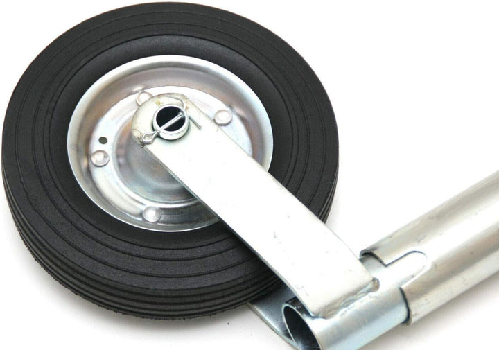 trailer parts4u Stützrad Bugrad mit Drucklager 150 kg 48mm - 48er Aufnahme für Anhänger Wohnwagen