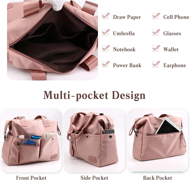 CORIOS Damen Schultertasche Nylon Handtasche Wasserdicht Henkeltasche Casual Umhängetasche Leicht To