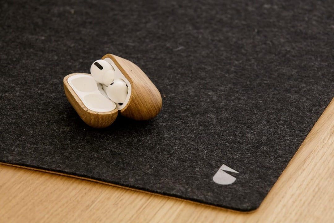 OAKYWOOD - Filz Schreibtischunterlage Anthrazit Grau M Anthracite - Medium, Anthracite - Medium