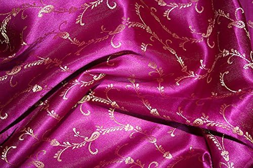 Trendofindia Indischer Bollywood Fashion Sari Stoff Damenkostüm Kleid Lila CA102