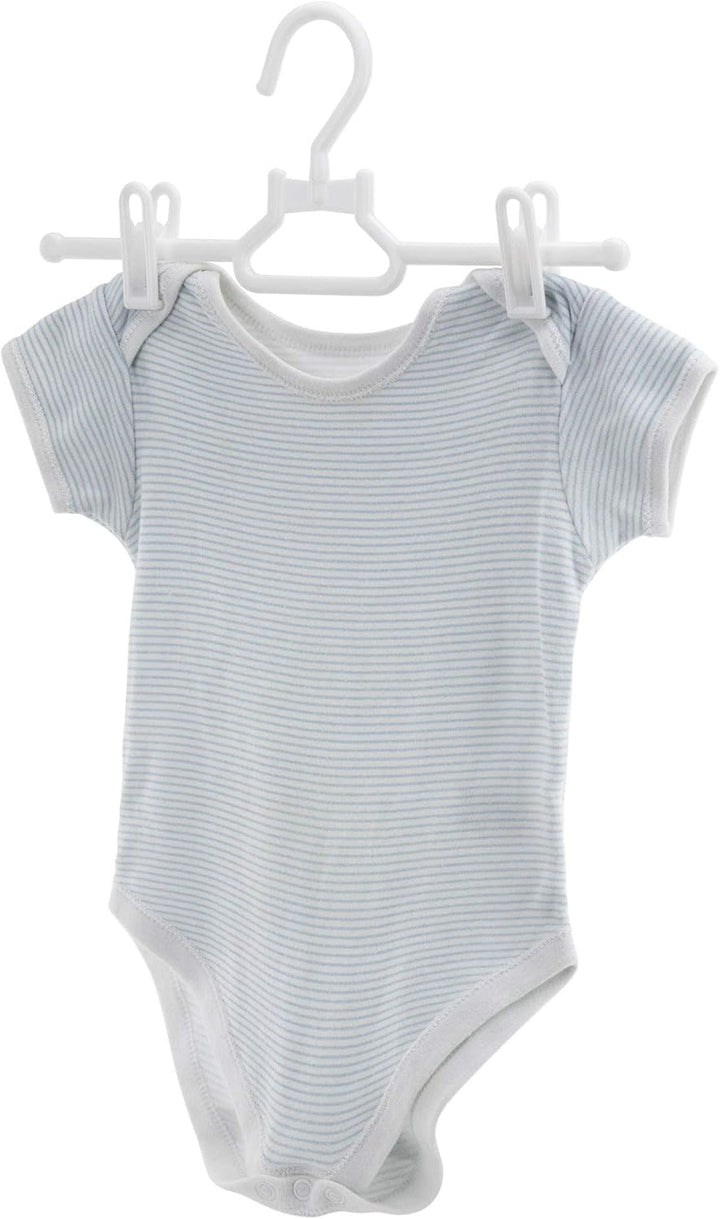 HANGERWORLD Kleiderbügel für Kinder, Kunststoff, 30 cm, Weiss, 20 Stück
