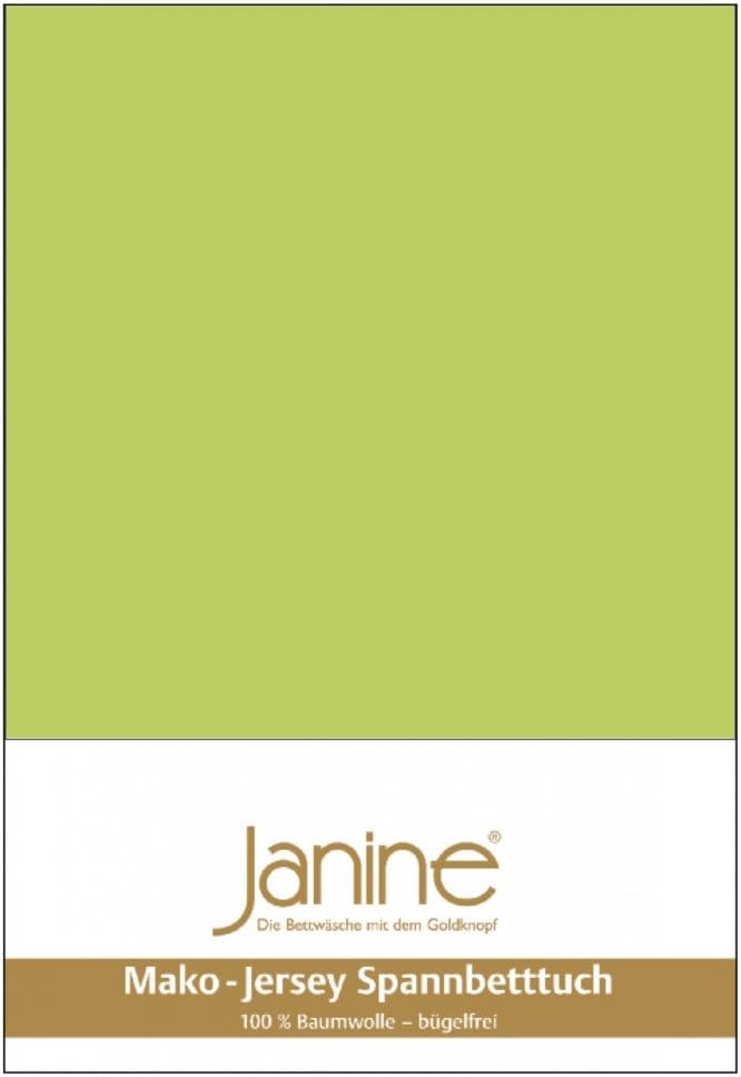 Janine Spannbetttuch 5007 Mako Jersey 140/200 bis 160/200 cm Sand Fb. 29 140/200 cm - 160/200 cm San