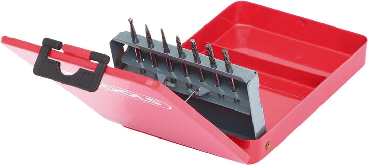 KS Tools 515.3207 HM Frässtift-Satz, 7-tlg., Farbe