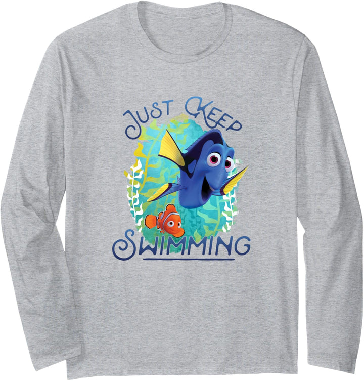 Disney Pixar Finding Dory Just Keep Swimming Langarmshirt
