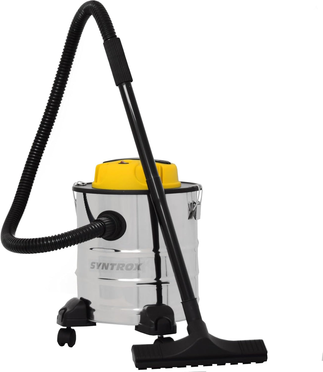 Syntrox Germany 2 in 1 Aschesauger und Staubsauger Edelstahl 20 Liter mit Motor Feinstaubsauger Asch