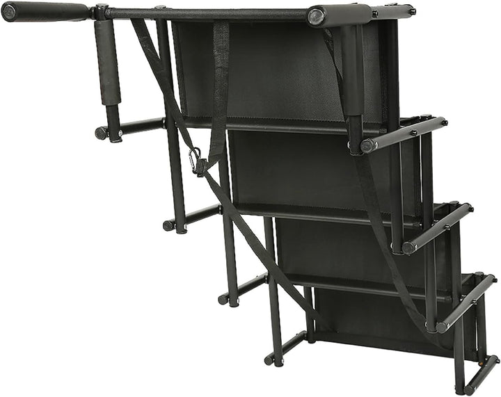 Homewell Hunderampe Auto Klappbar - Bis 70 kg Belastbar - Leicht zu Lagern - Treppe für Hunde mit Ve