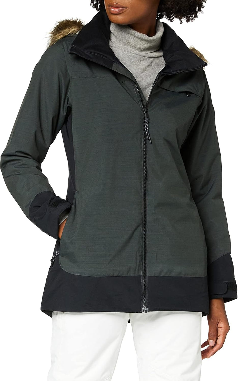 Burton Damen Lelah Snowboard JackegrünXS XL True Black Heather, XL True Black Heather