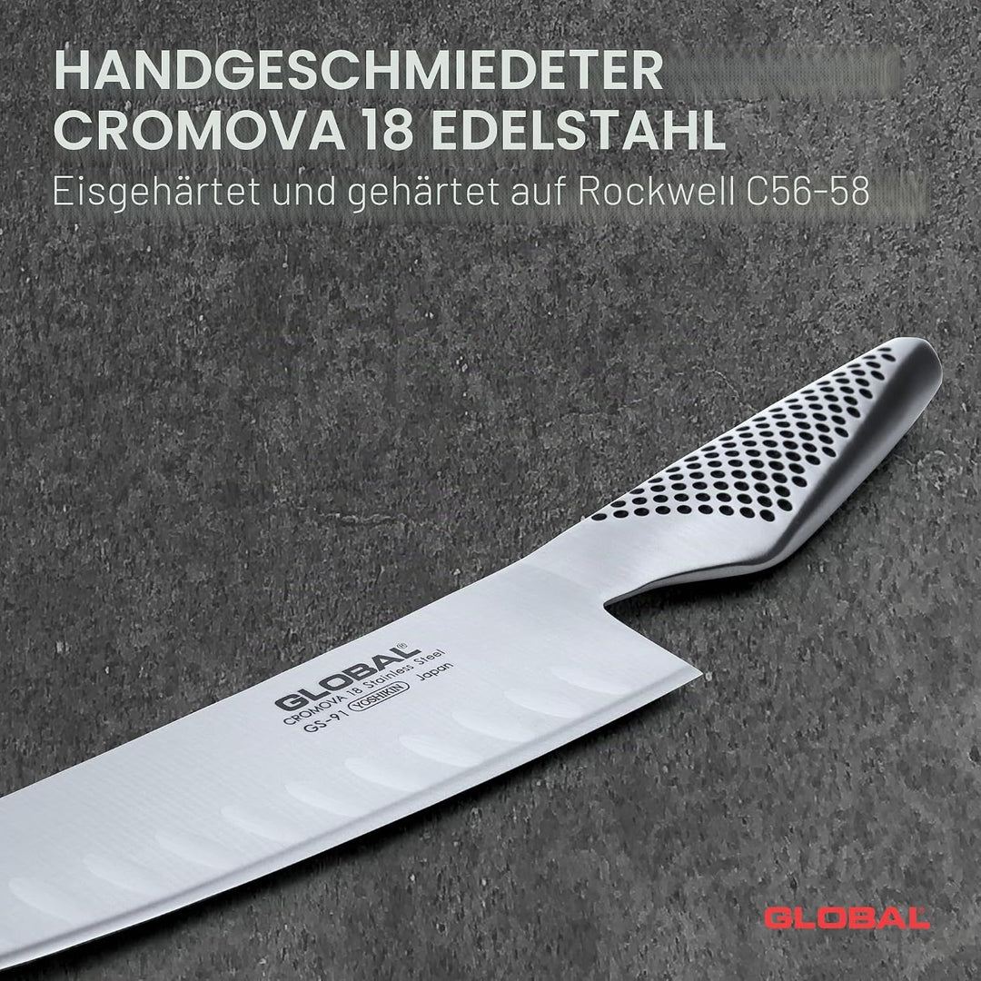 Global GS-91 Gemüsemesser mit Kullen 14 cm