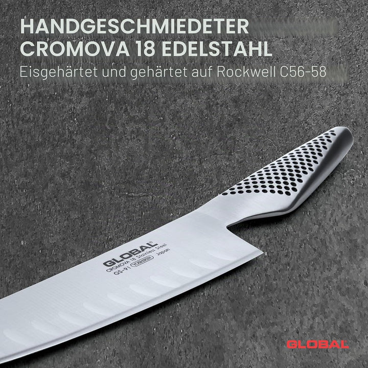Global GS-91 Gemüsemesser mit Kullen 14 cm