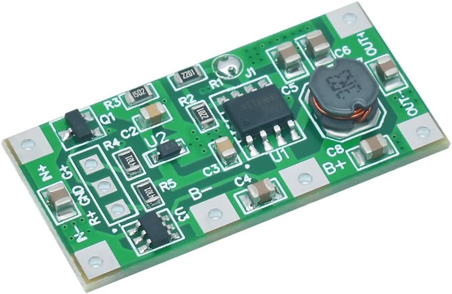 TECNOIOT 5 STÜCKE DC 5 V 1 A USV Unterbrechungsfreies Stromversorgungsmodul 18650 Lithiumbatteriesch