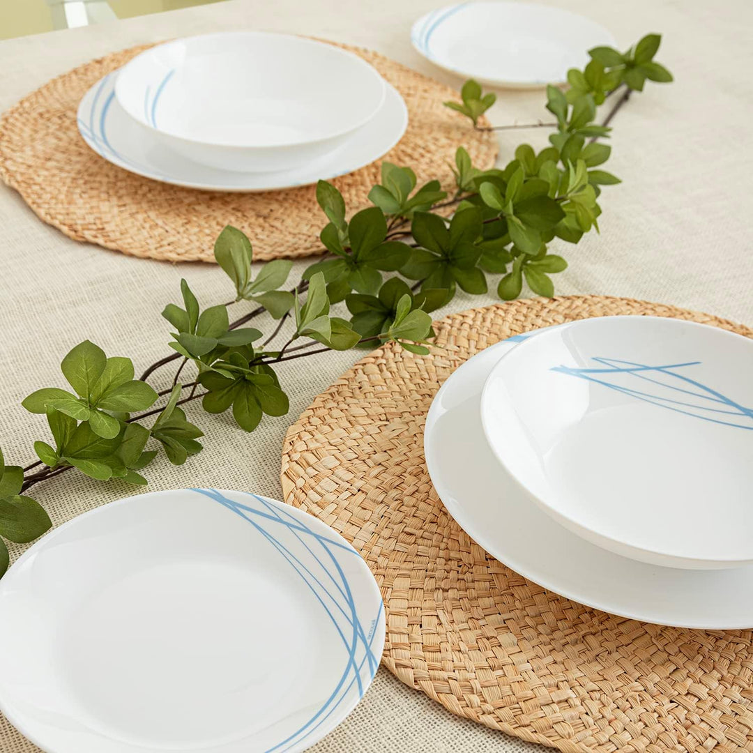 Arcopal DOMITILLE Opal Geschirr 12 Teile - 4 Personen