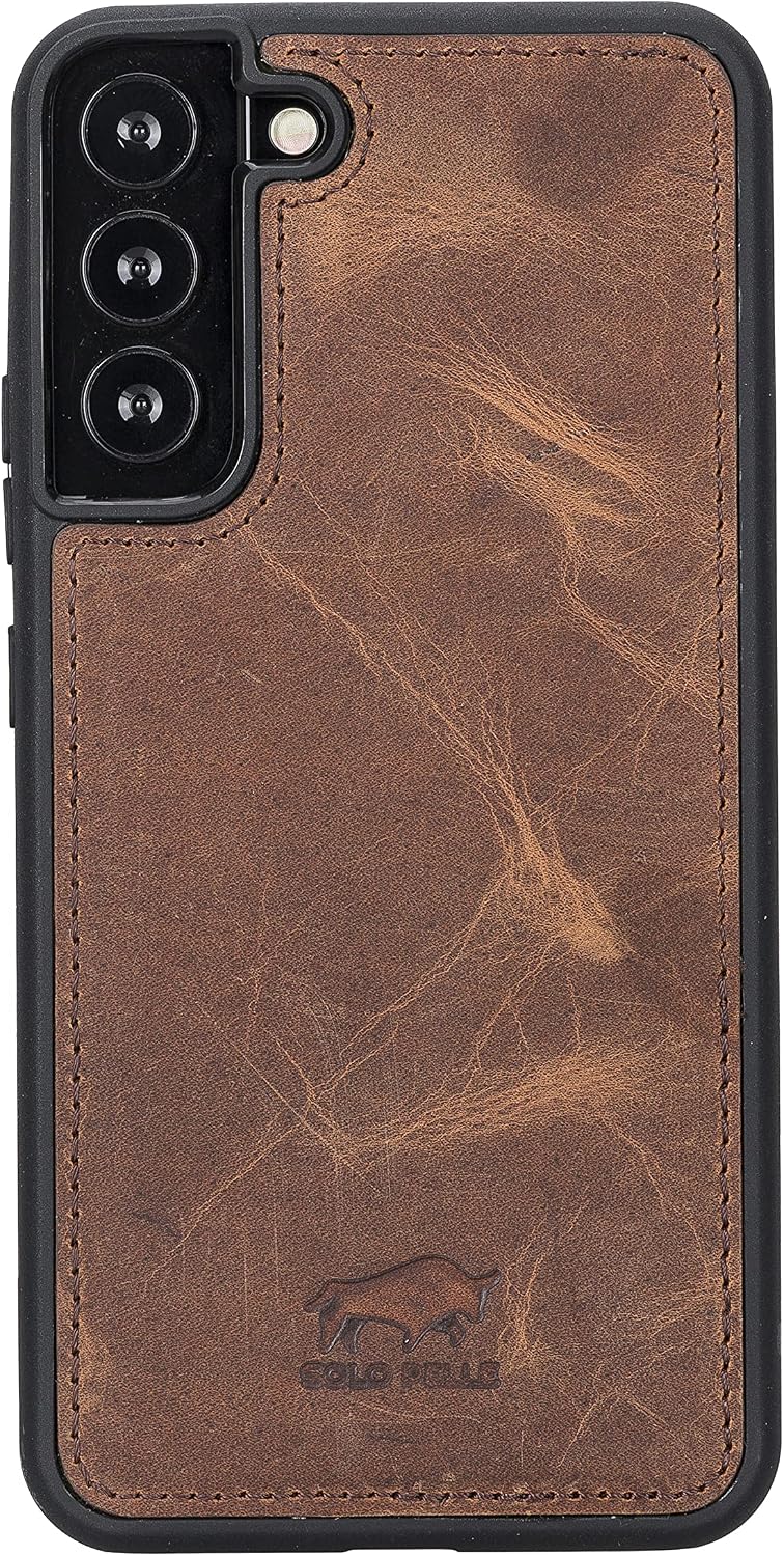 Solo Pelle Lederhülle Harvard kompatibel für das Samsung Galaxy S22 Plus / S22+ inklusive abnehmbare