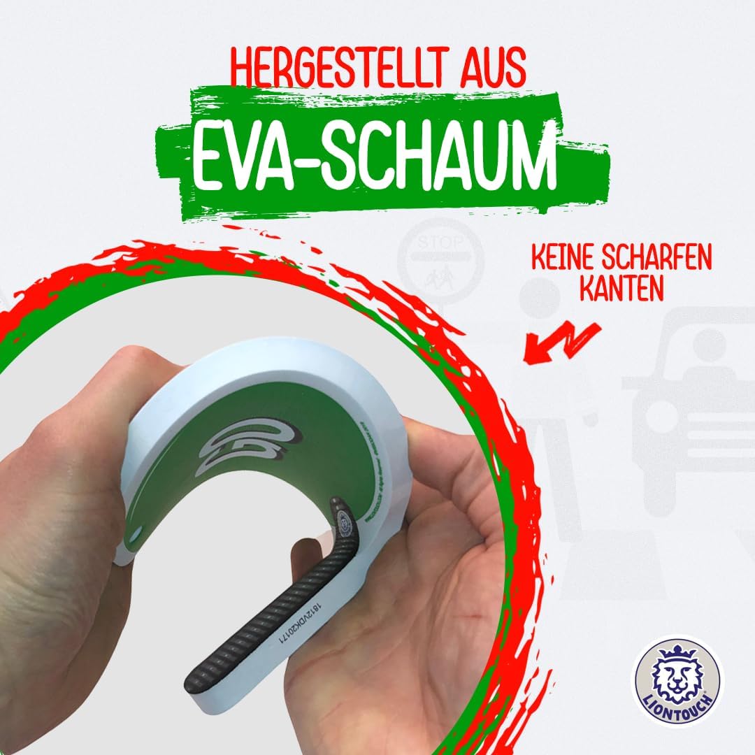Liontouch - Stop & Go-Schilder, 3er-Pack, Rot & Grün | Ab 1 Jahr - 23 x 14 cm | Robuste, beidseitige
