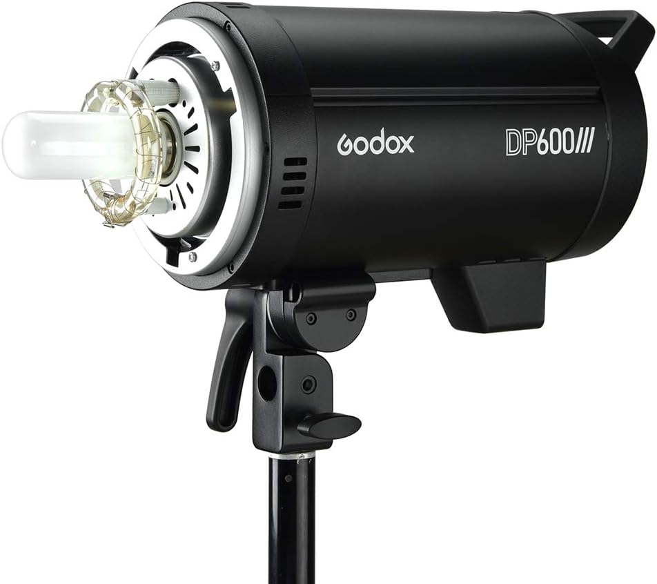 Godox DP600III Professioneller Studioblitz 1s Recyclingzeit GN80 5600k 600Ws Bowens Mount 150W Einst