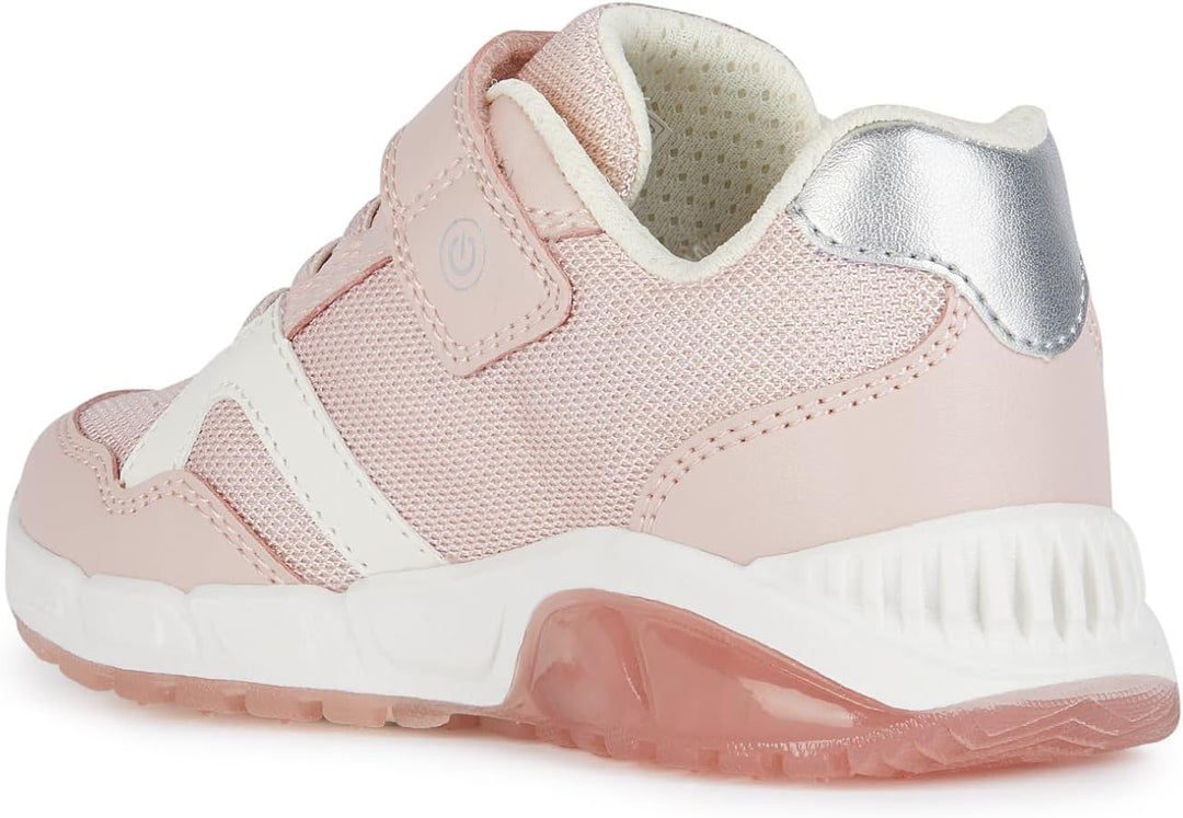 Geox Mädchen J Spaziale Girl A Sneaker 30 EU Lt Rose Lt Ivory, 30 EU Lt Rose Lt Ivory