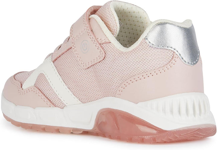 Geox Mädchen J Spaziale Girl A Sneaker 30 EU Lt Rose Lt Ivory, 30 EU Lt Rose Lt Ivory