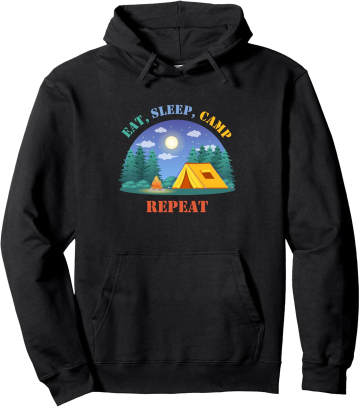 Camping Ruhestand Wildnis Natur Wandern Pullover Hoodie