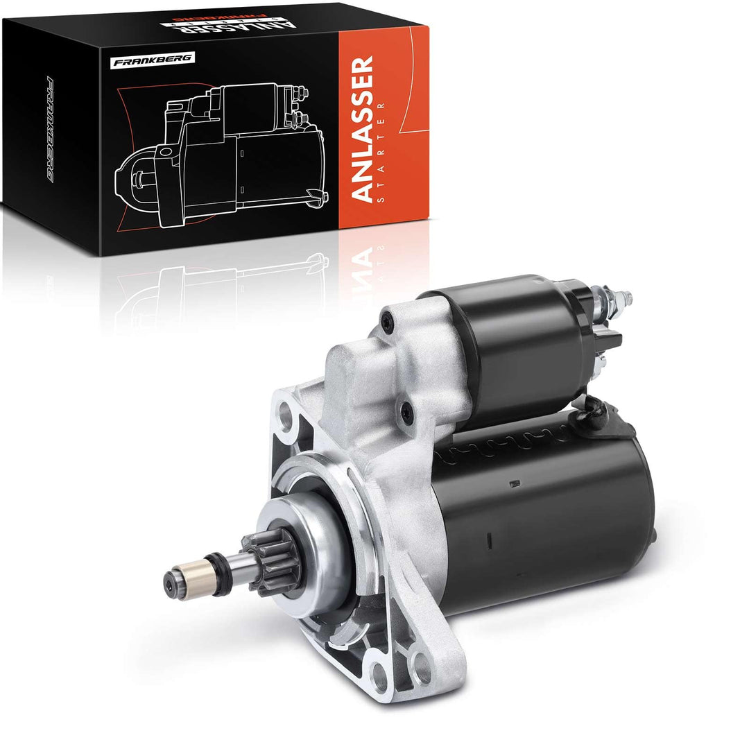 Frankberg Anlasser Starter Benzin Kompatibel mit Ibiza II 6K1 1993-2002 Octavia I 1U2 1996-2010 Tole
