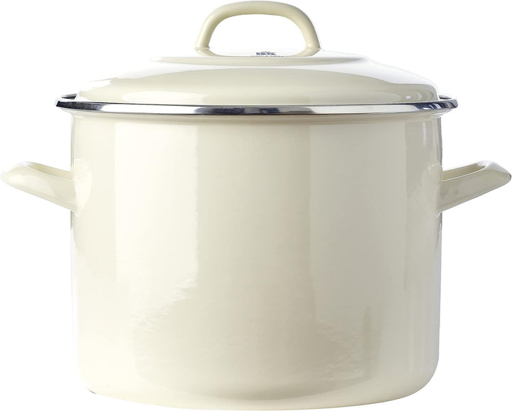 BK Indigo Holländisches Erbe Deutscher Emaillierter Suppentopf mit Deckel mit PFAS-Freier Keramik-An