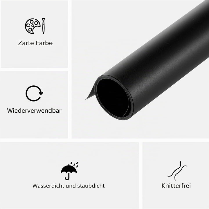 Selens PVC Hintergrund 120x200cm Wasserdicht Fotografie Hintergründe Matte und Glatte Doppelseitiger