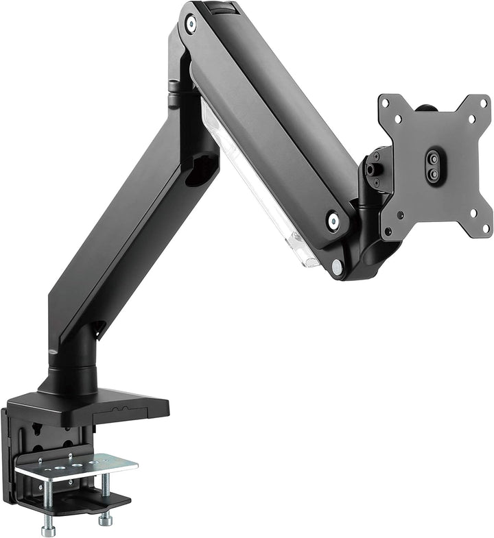 HALTERUNGSPROFI Monitor-Halterung Tischhalterung mit Gasdruckfeder Aluminium Extrastark bis 15kg LED