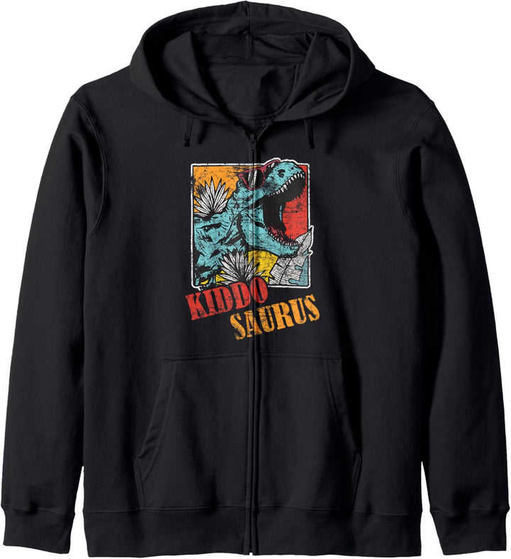 Kiddosaurus T Rex Dinosaur Family Matching Kapuzenjacke