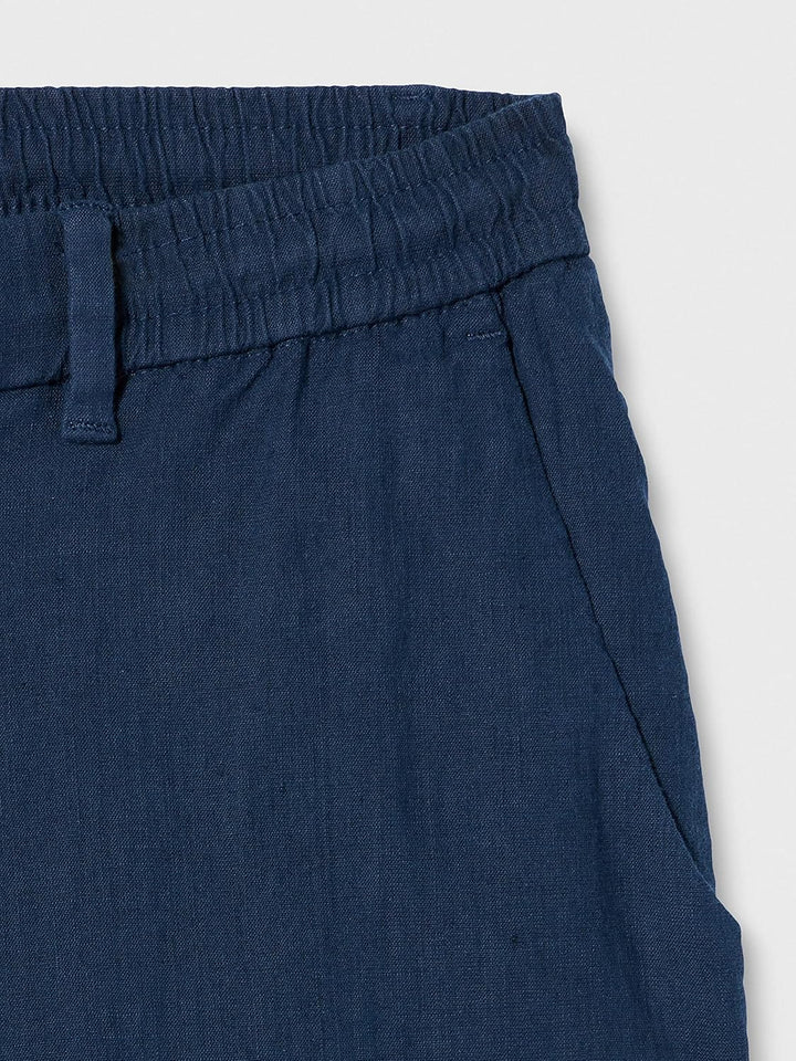 EUREX by Brax Herren Theo Linen Flex Hose 40W / 32L Blau, 40W / 32L Blau