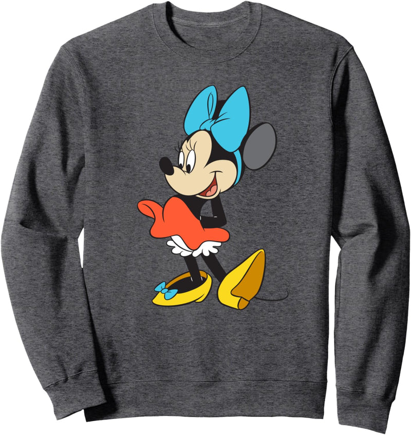 Disney Classic Minnie Mouse with Blue Bow Sweatshirt