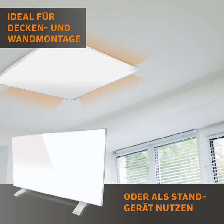 KAISER Infrarotheizung Wandheizung Deckenmontage mit Thermostat Heizpaneel mit Fernbedienung Elektro