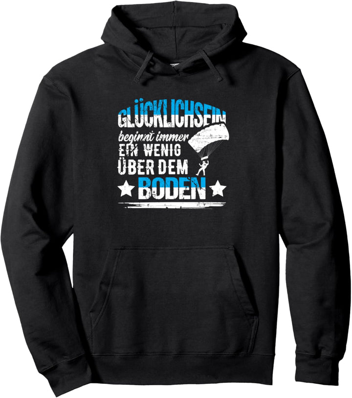 Fallschirm Fallschirmspringen Sprung Skydive Spruch Pullover Hoodie