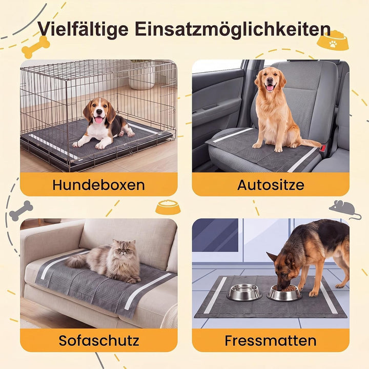 Wwelpenunterlagen, PIPI Matten für Hunde | 6-lagige PIPI Pads Puppy Unterlagen mit Aktivkohle Traini