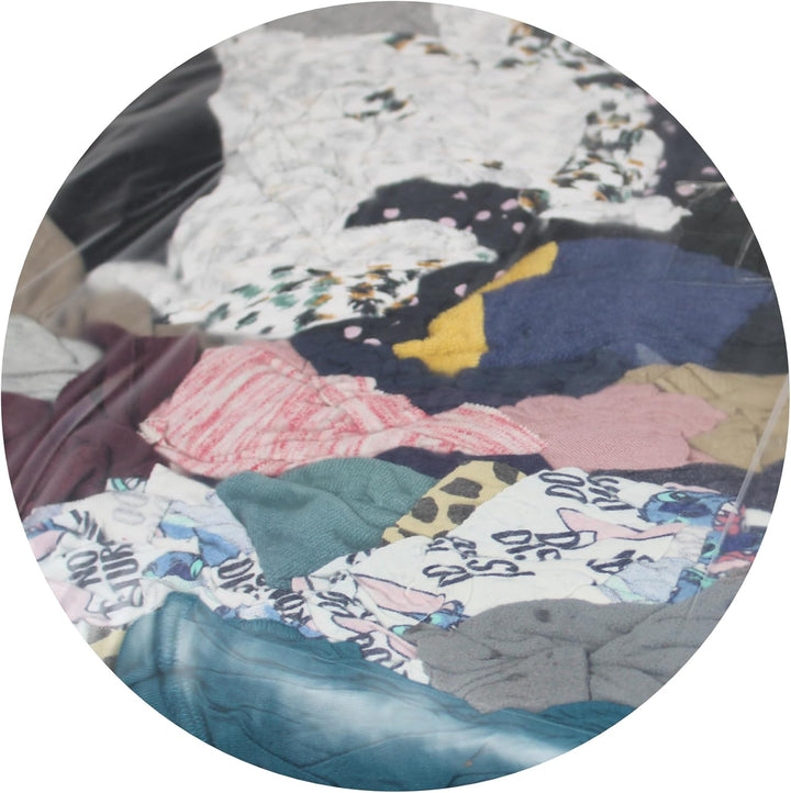 Brod Baumwoll-Putzlappen | Poliertrikot | bunt | 10 kg Sack | besonders saugfähig | gewaschen und de