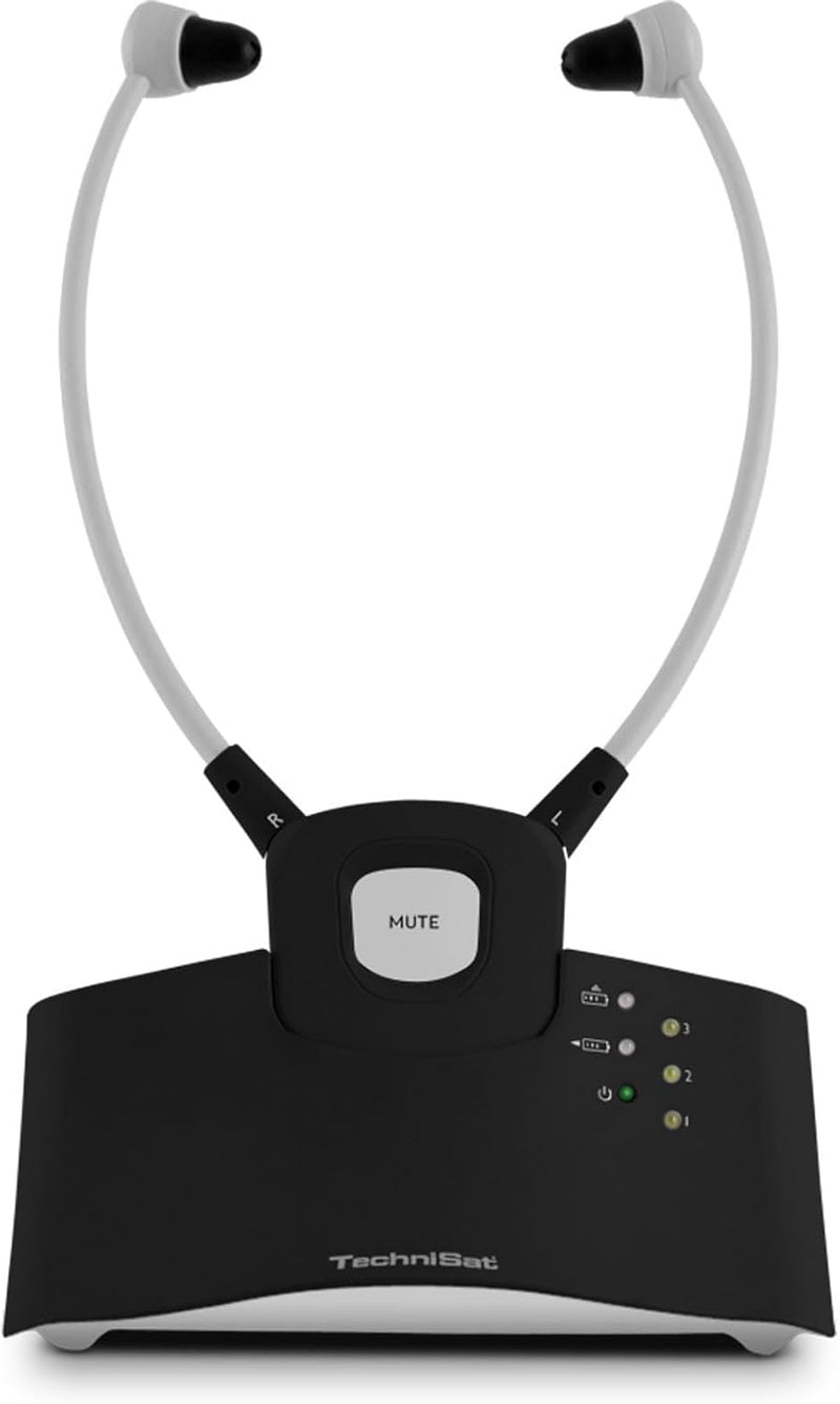 TechniSat STEREOMAN ISI 2 (Version 2) - kabelloser Stereo-Funkkopfhörer für Fernseher und Musikanlag