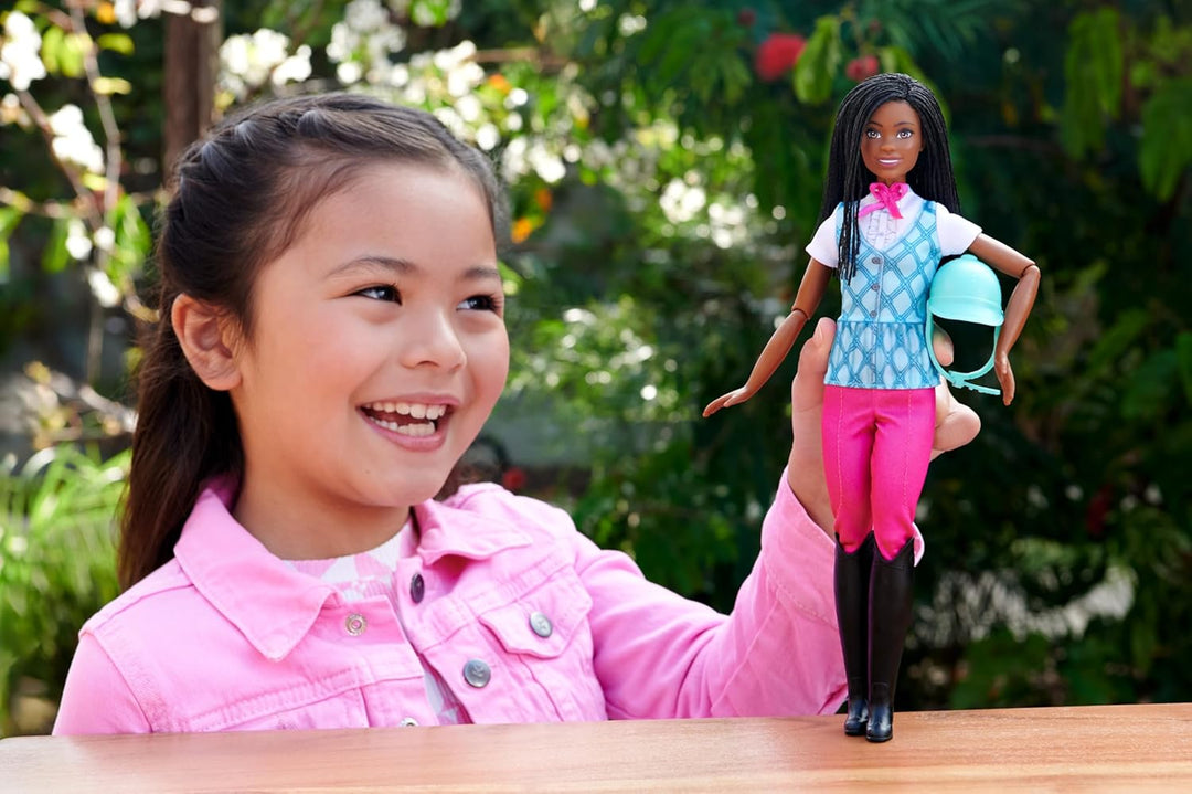 Barbie Puppe Brooklyn“ und Zubehör von Barbie Mysteries: Das geheimnisvolle Pferdeabenteuer“, inklus