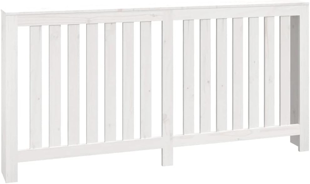 HOMIUSE 169x19x84 cm Heizkörperverkleidung Heizung Heizkörper Abdeckung Landhausstil Heizungsverklei