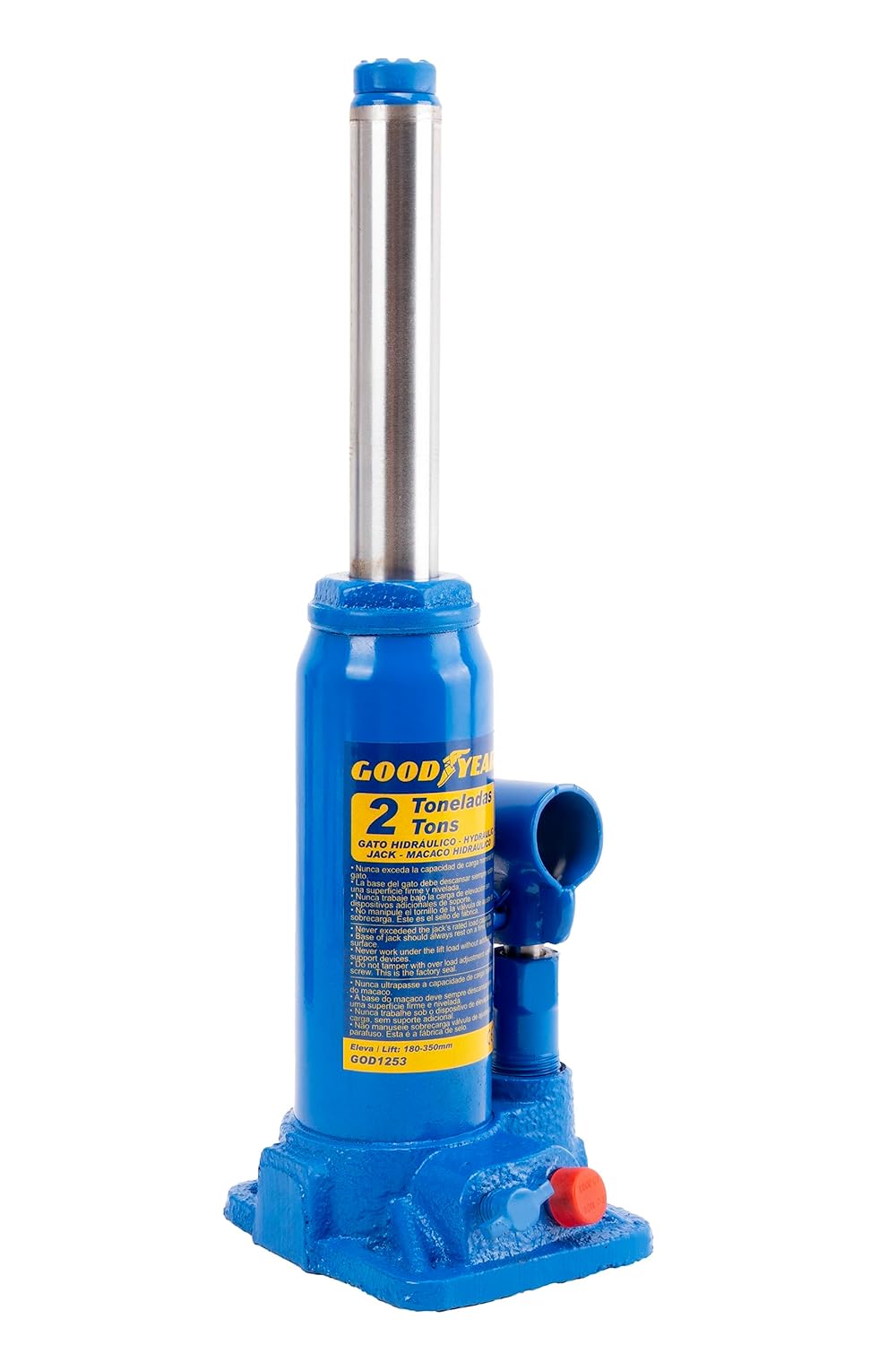 GOODYEAR GOD1253 2 Tonnen Flasche Katze STEMPELWAGENHEBER 2 TONNEN, STEMPELWAGENHEBER 2 TONNEN