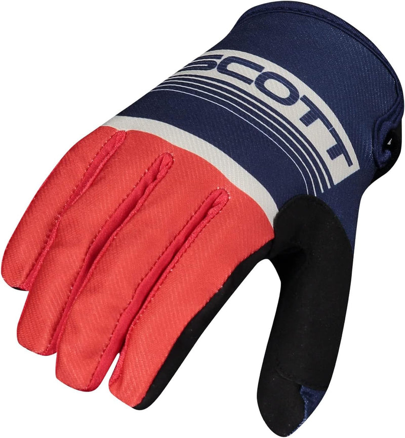 Scott 350 Race MX Motocross/DH Fahrrad Handschuhe blau/rot 2022: Grösse: XL (11)