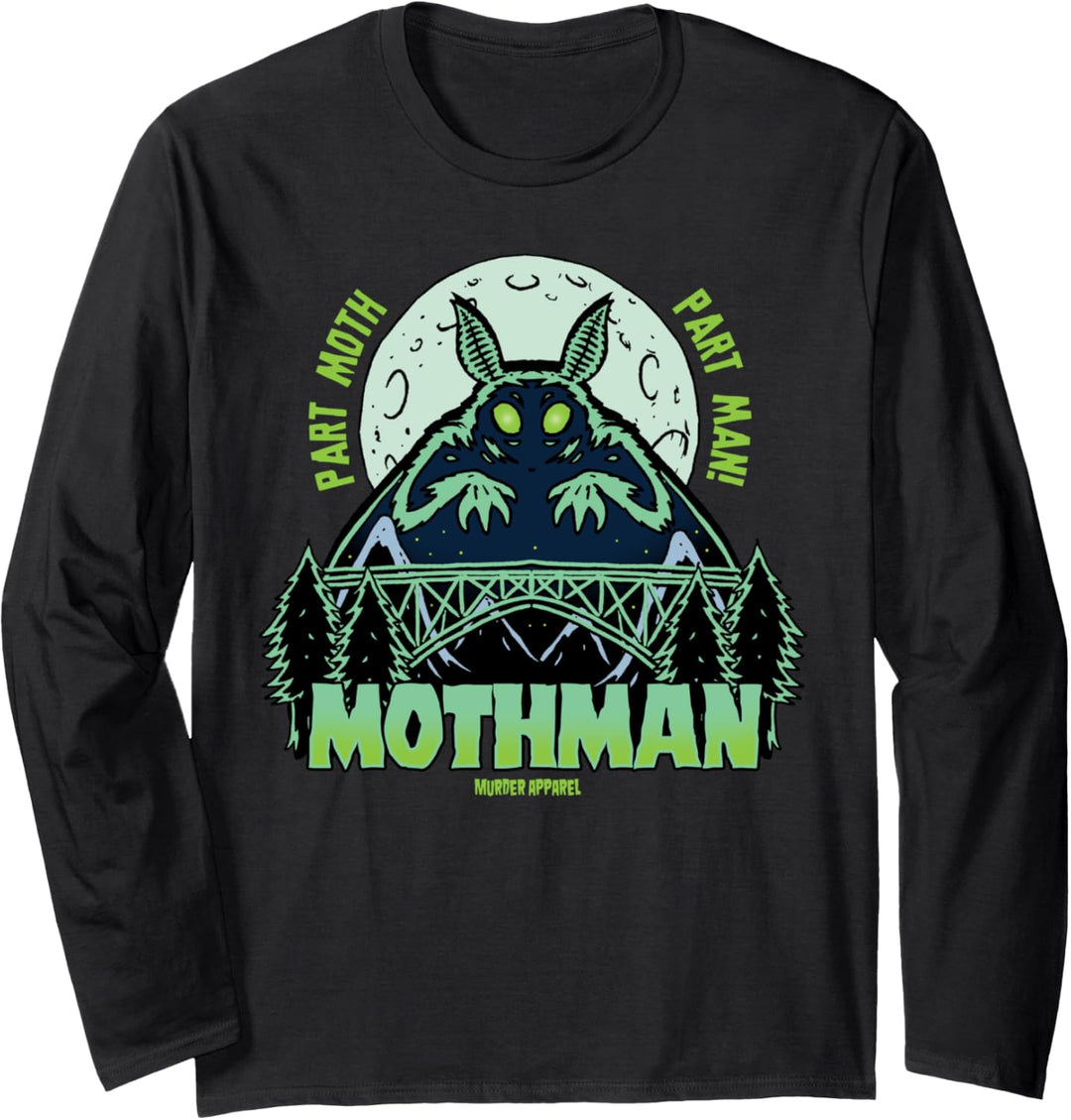 Mothman Retro Langarmshirt