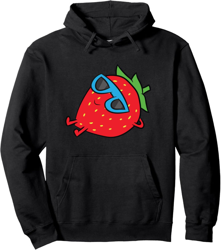 Erdbeer Sommerfrucht Sonnenbrille Erdbeere Pullover Hoodie