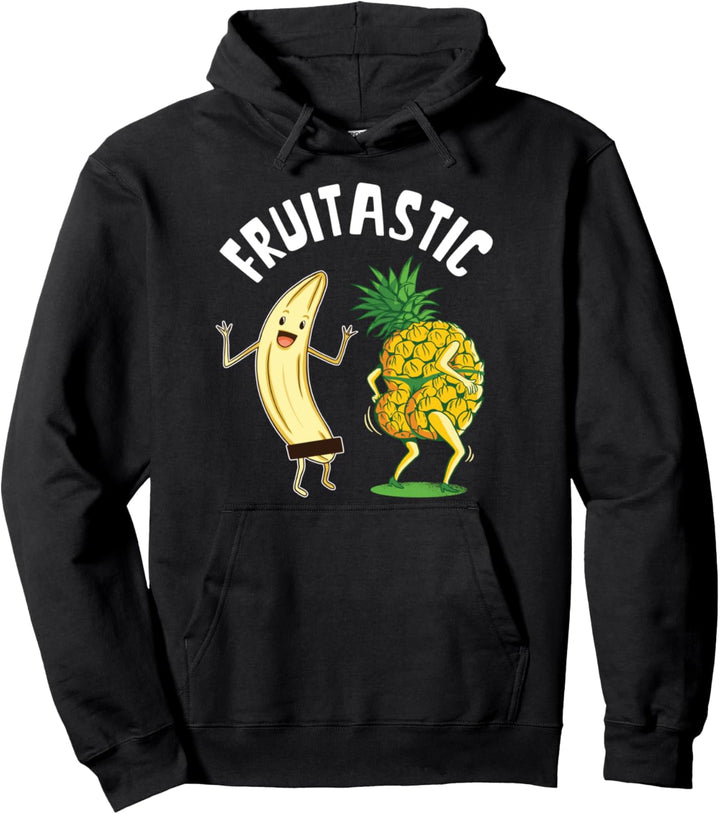Fruitastic Stripper Ananas Frucht Lustige Nackte Banane Pullover Hoodie