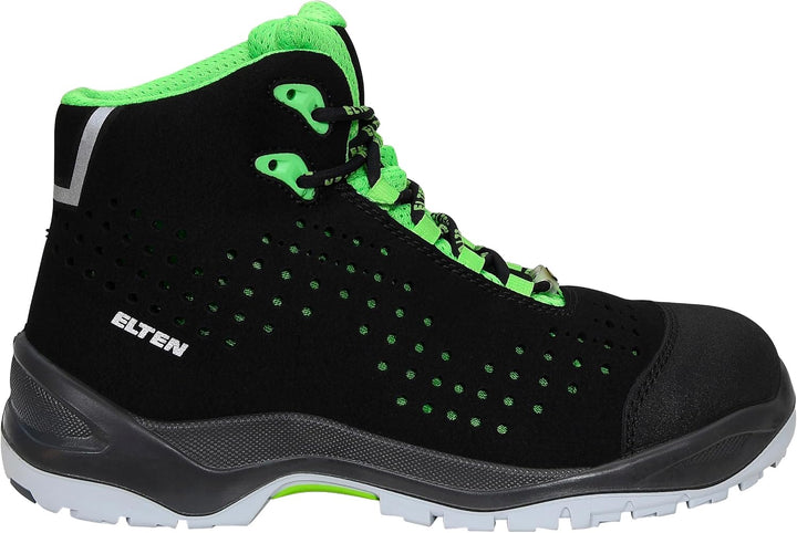 Elten Sicherheitsschnürstiefel "Impulse green Mid" ESD S1P, Grösse 45, 762551-45 45 EU, 45 EU
