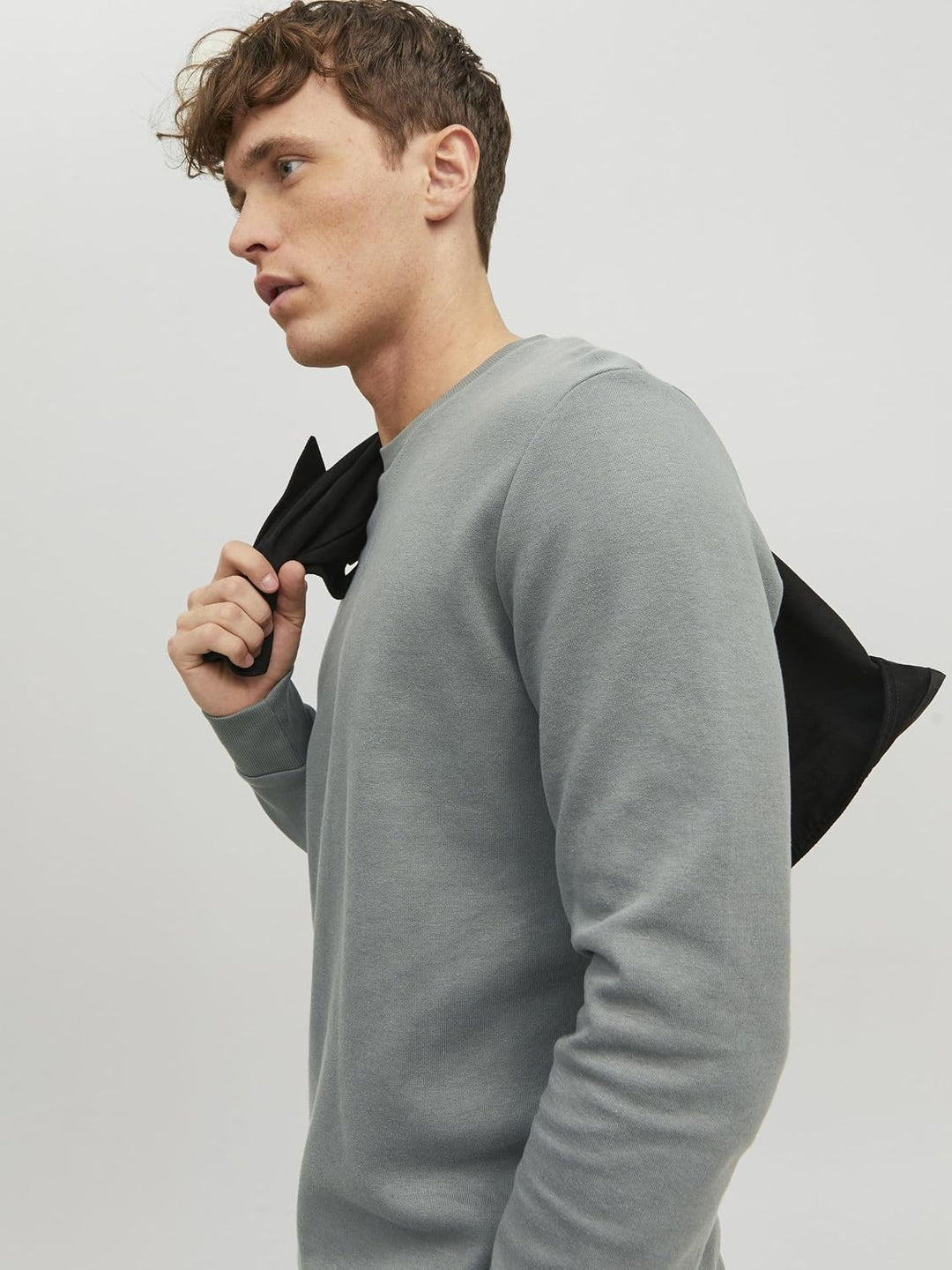 JACK &amp; JONES Herren Jjebasic Sweat Crew Neck Noos Sweatshirt (1er Pack) XL Sedona Sage/Fit:reg, XL S